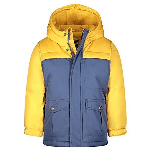 Osh Kosh Boys' Heavyweight Colorblock Puffer Coat