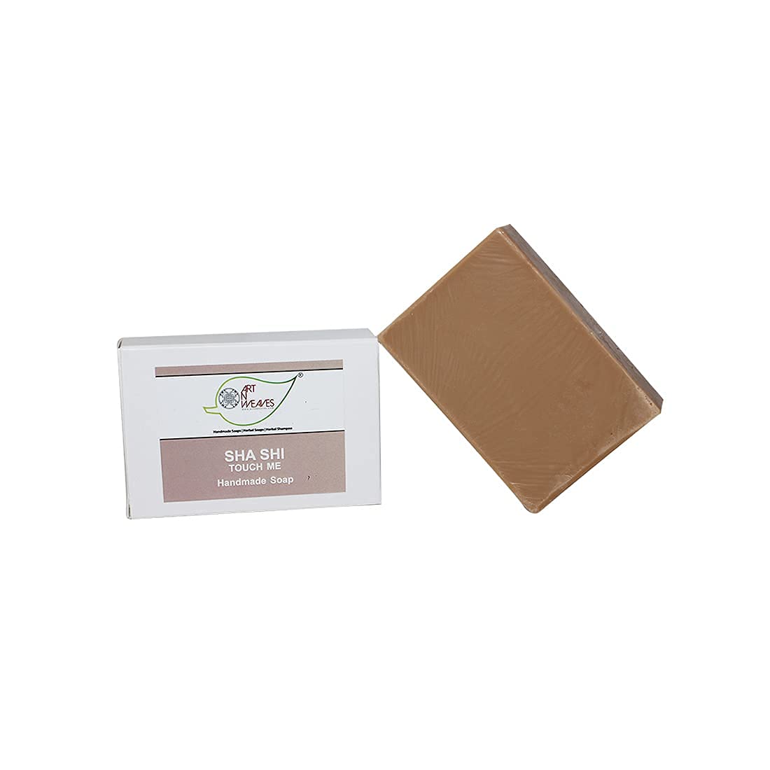ARTNWEAVESS SHA SHI – Touch Me Handmade Herbal Soap | Hydrating & Non-Drying Soap Bar (for All Skin Types) | Smoth & Fragranced Skin | Deep Moisturization | Refreshing Feel (2 units of 100g each)
