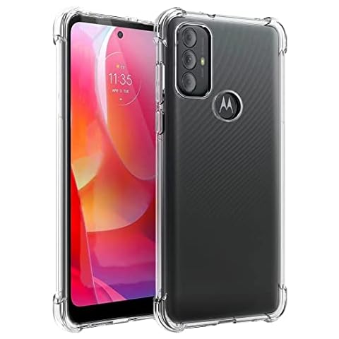 Folmeikat for Moto G Power 2022 Case Shock-Absorption Flexible TPU Rubber Protective Cell Phone Cover for Motorola Moto G Pure,Moto G Play 2023 Clear Cover