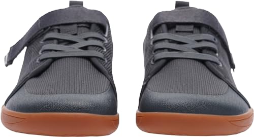 Image of WHITIN Little /Big Kid Barefoot Shoes | Boys /Girls Lace-up Minimalist Sneakers | Wide Toe Box | Natural Flexible Fit