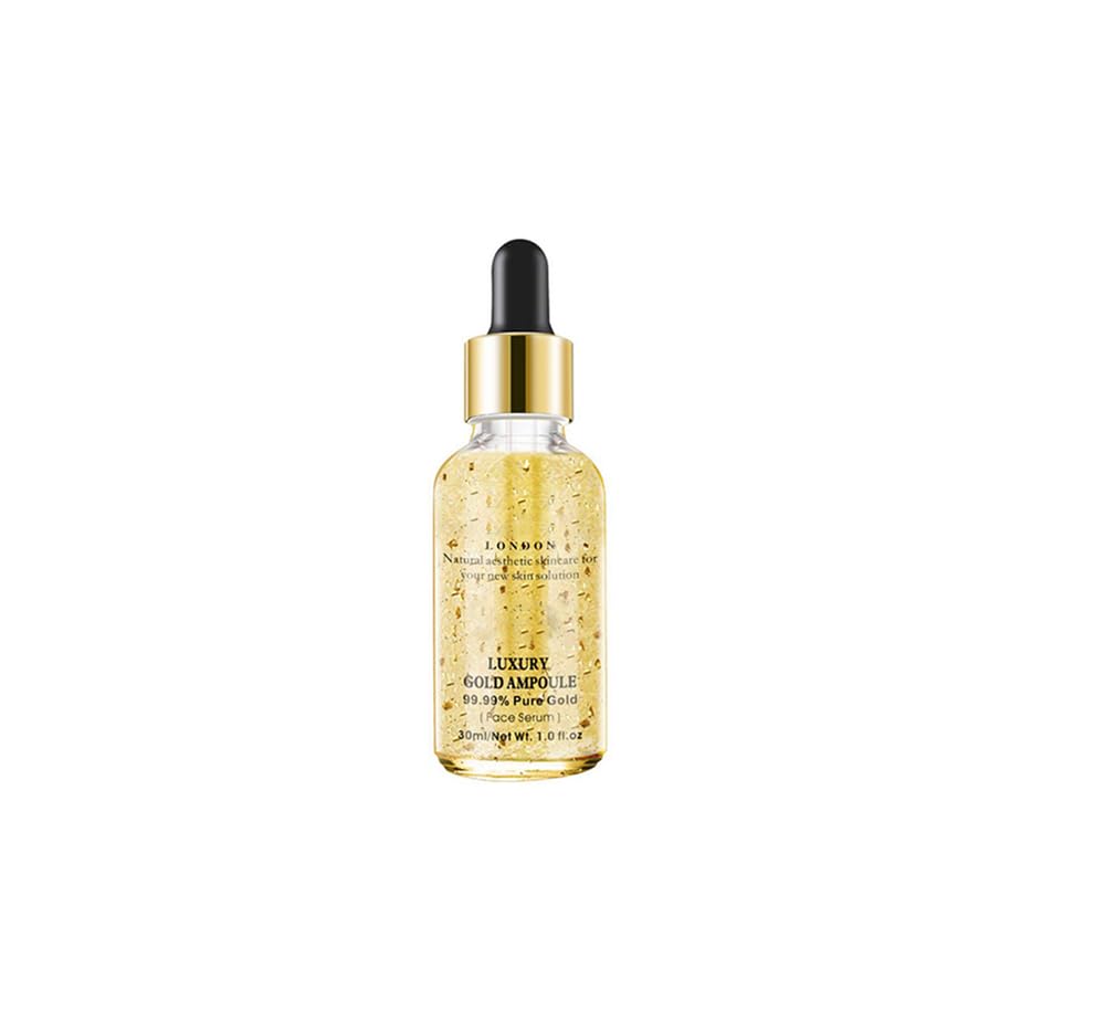 AKARY Face Gold Ampoule Serum Luxury Skin Care Essence Moisturizing Smoothing Making Flawless Elasticity Soft Skin
