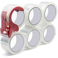 WELSTIK Cinta de embalaje con dispensador de embalaje para