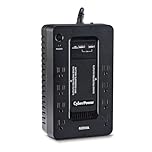 CyberPower ST625U Standby UPS System, 625VA/360W, 8 Outlets, 2 USB Charging Ports, Compact