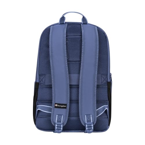 Champion Steady Laptop Backpack, Seven Seas Blue/Pewter Blue, One Size - image 3