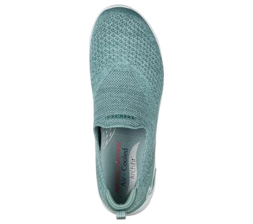 Skechers Skechers Women's Arch Fit Refine Don't Go Sneaker, Sage Heathered Knit, 6 UK