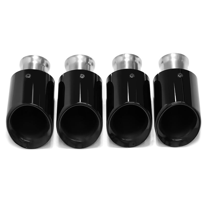 Silencieux d'échappement Cayenne S 958 canules noires 4 pièces