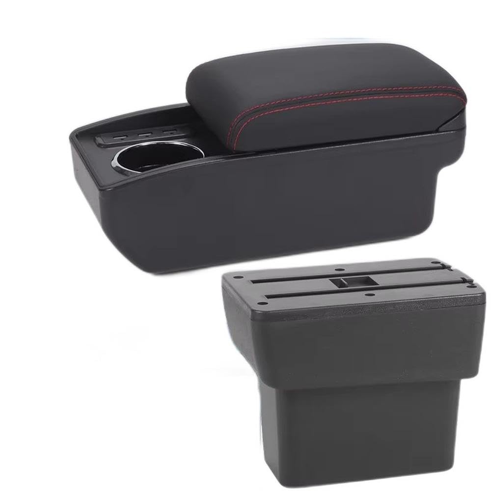 Fsozdbbpl B1 Black Red 6Usb For Nissan Note E-Power 2016-2022 Car Armrest Box Central Storage Box Interior Parts