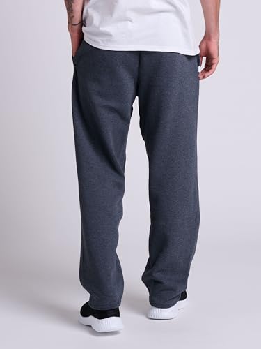 Image of Russell Athletic Men's Dri Power Fleece Open Bottom Sweatpants with Pockets, Relaxed Fit, Moisture Wicking