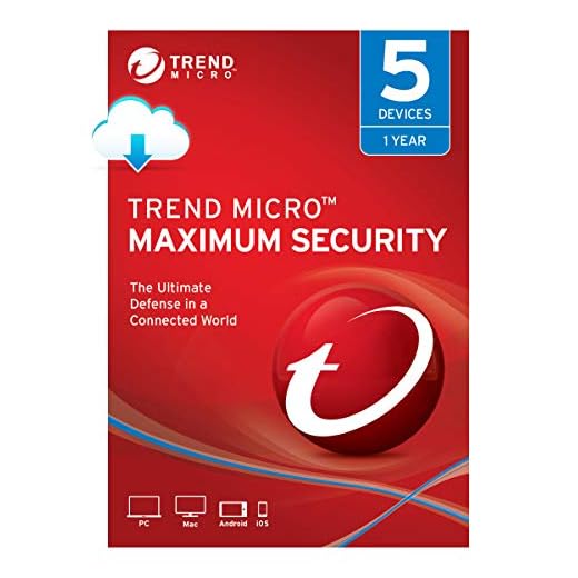 Trend Micro Maximum Security 5 User [Digital] [PC/Mac Download]