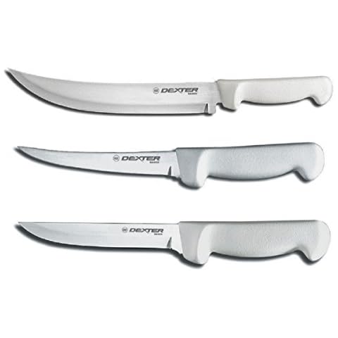 The Dexter Russell 3 Piece Knife Combo Set - Cutlery Butcher Chef Set Cover