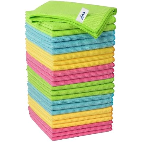 MR.SIGA Microfiber Cleaning Cloth Pack of 24 Cover