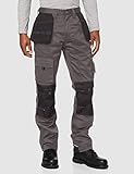 Cordura rodilla bolsillos pad Apache Holster - Pistolera para Hombre, tamaño 32 de Cintura - 33 de Pierna, Color Gris/Negro