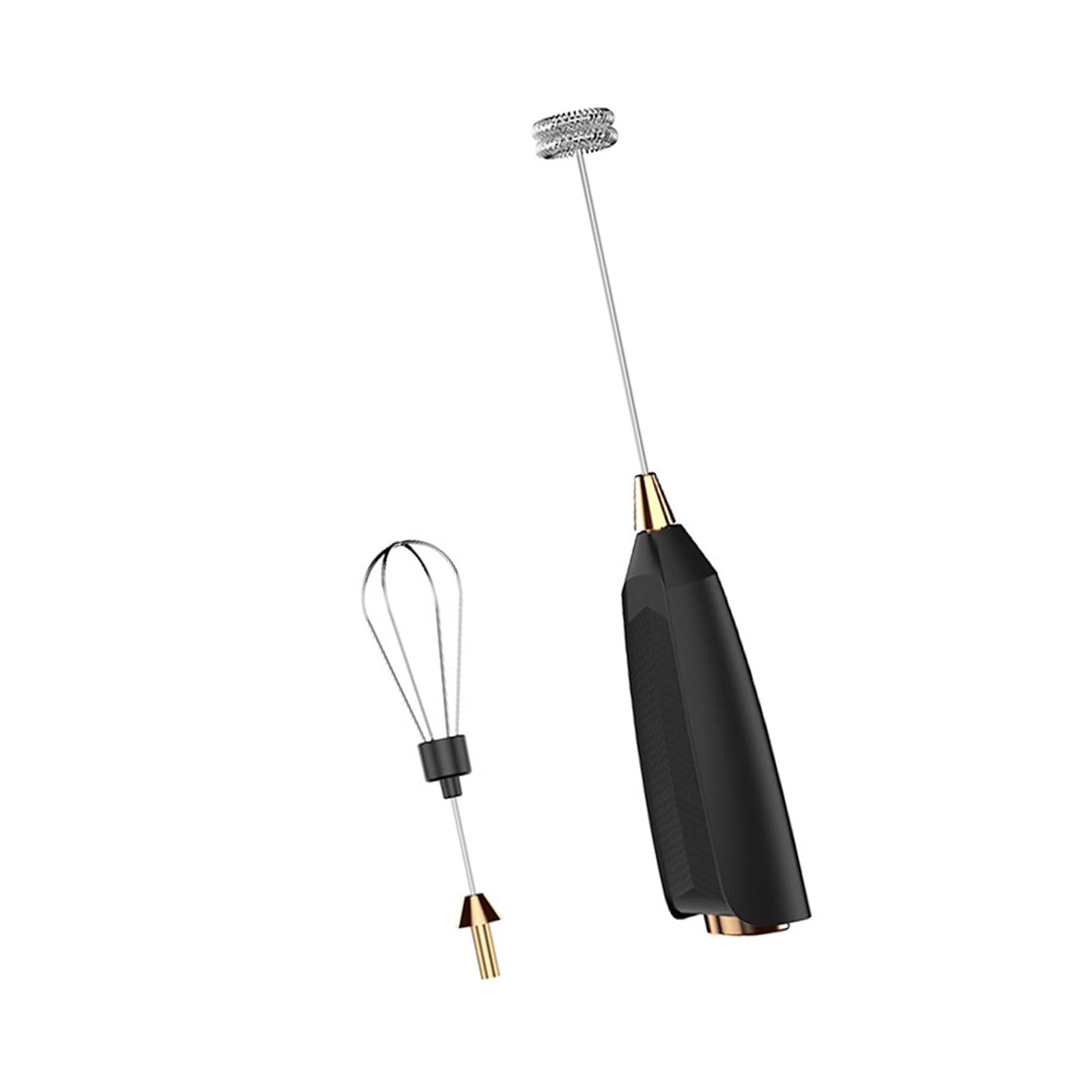 Jazuaiao Automatic Milk Frother and Multipurpose Whisk Battery Operated ABS Stainless Steel Texture for Baking and Kitchen Use Eggs & Coffee Drinks