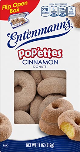Entenmann's, Donut Box Pop'ems Cinnamon, 11 Ounce