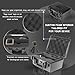 Hard Shell Carrying Chronograph Case Shockproof Water-resistant with Customized Foam Insert fit for Garmin Xero C1 Pro and Cable Accessories (Case Only)