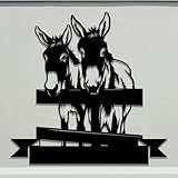 🎁 Cadeau parfait pour les agriculteurs et les amateurs d'animaux : un excellent cadeau pour ceux qui aiment les animaux de la ferme, les ânes ou la décoration rustique. Parfait pour les anniversaires, les pendaisons de crémaillère, ou tout simplement pour égayer la journée de quelqu'un avec une œuvre d'art unique. 🎉