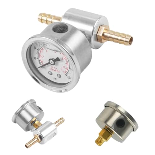 Manomètre de pression de carburant 1/8 NPT 0-160 Psi pour injection