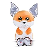 NICI Glubschis: Das Original – Glubschis Fuchs Runizzi 45cm I sitzender Fuchs mit großen Glitzeraugen I Schmusetier für Kuscheltierliebhaber – 47827