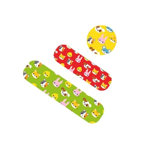 75 x Animal Pour enfants Pansements Assortiment De Tailles Divers Animal Motifs Couleurs