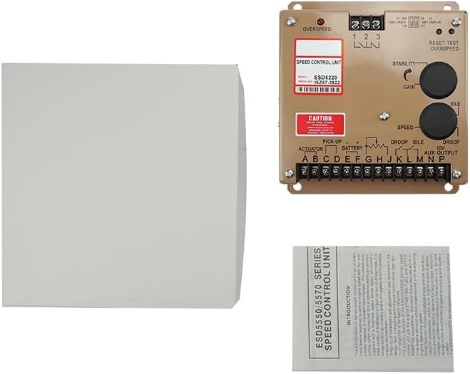 Speed Control Governor Generator Set Speed Control Board Speed Controller Electronic ESD5220