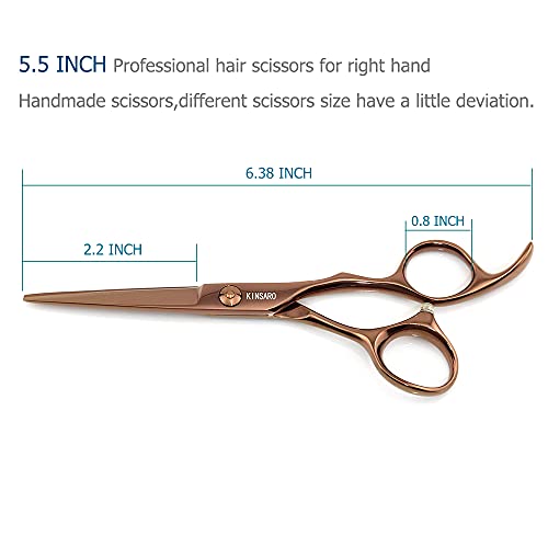 55-Inch-Barber-scissors-Hair-Cutting-Scissors-Professional-Hair-Shears-Cutting-Shears-440C-Hair-Scissors-Kinsaro