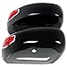 EGO BIKE Motorcycle Universal Saddlebags Hard Saddle Bag Trunk w/Light for Honda Yamaha Harley Suzuki Kawasaki