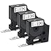 UniPlus 3x Cintas de Etiquetas Compatible para Dymo D1 45013 S0720530 12mm Negro sobre Blanco Cinta Casete para Dymo LabelManager 160 210D 220P 220P 360D LabelPoint 150 200 250 LabelWriter 450 Duo