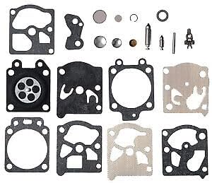 Another view of the vynsnp K20-WAT Carburetor Kit components, showing different angles and details of the parts.