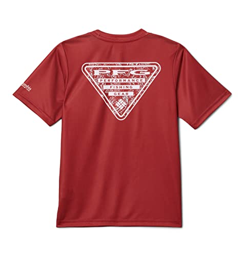 Image of Columbia Kids' Collegiate Terminal Tackle Short Sleeve Shirt