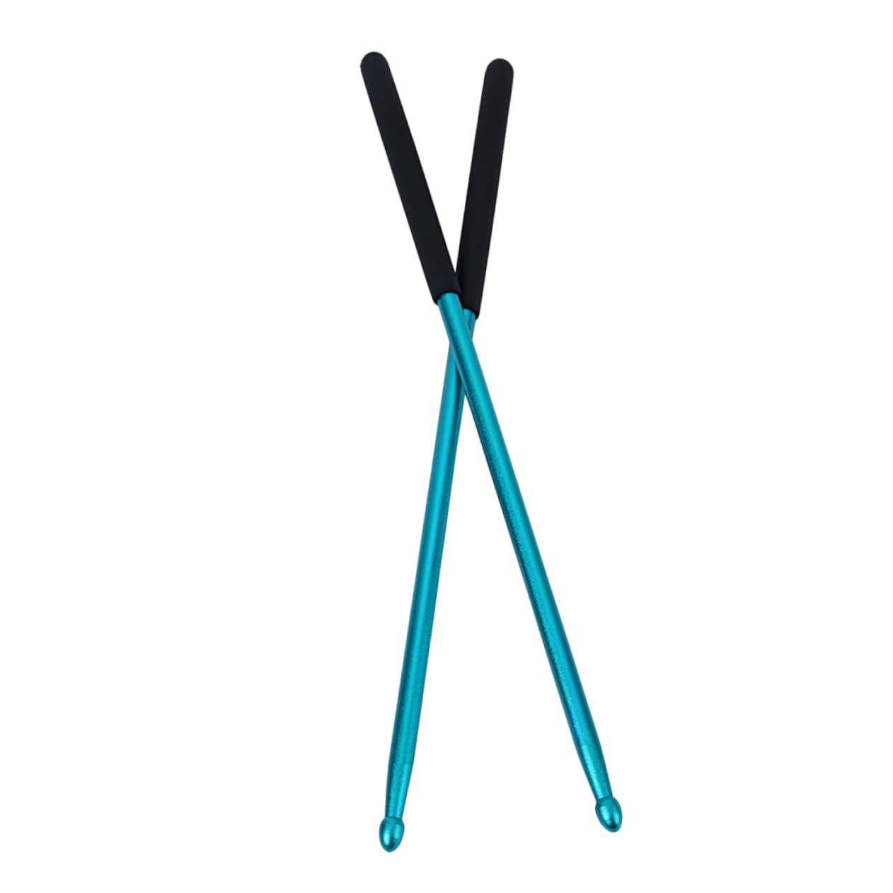 VICASKY 2 Pares baqueta de de aluminio silenciadores de baquetas palos de instrumentos de percusión baquetas de jazz baquetas tambor Práctica de pad de tambor baqueta antioxidante