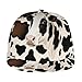 Fashion Baseball Cap Dad Hat for Women Men, Cow Skin Art Adjustable Snap Breathable Golf Cap Outwear