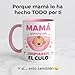 Imagen de El Detallito & Tú Taza divertida para mamá regalo Día de la Madre taza de café desayuno cerámica 350ml diseño original Humor GRACIAS POR LIMPIARME EL