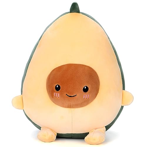 Product Image of the SNOWOLF Avocado Plush Cute Avocado Hugging Pillow Food Fruit Shaped Stuffed Doll Toy Soft Cushion (30cm/11.81in)