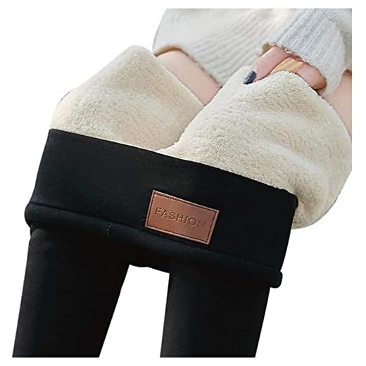 Byxor Fleece Leggings Dam Fodrade Thermoleggins Dam Byxor Leggings Dam Byxor Lammskinn Cashmere Byxor för Dam Leggings Fodrade Termobyxor Stora storlekar Elastiska tights (Color : A, Size : S)