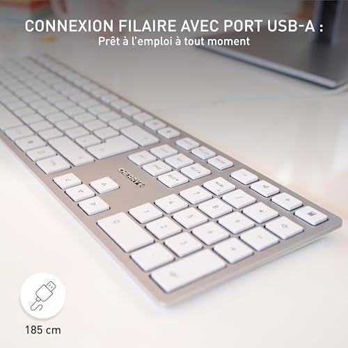 Clavier CHERRY KC 6000 Slim avec touches silencieuses et marquage durable - 3