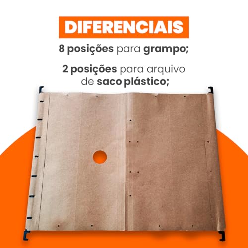 Maleta arquivo slim Dellosmile cristal 2160h 6 pastas susp Dello