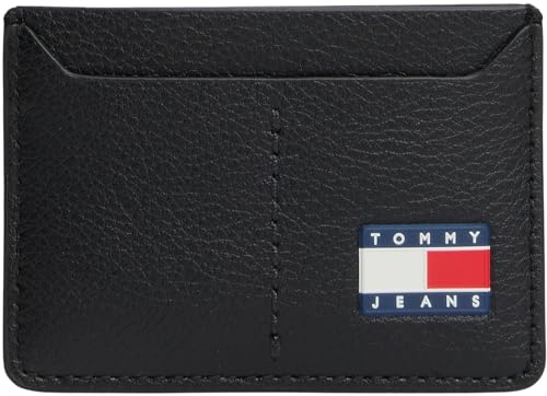 TOMMY JEANS Herren TJM Heritage Cc Holder Am0am13700 Other Wallets, Schwarz (Schwarz), Einheitsgröße