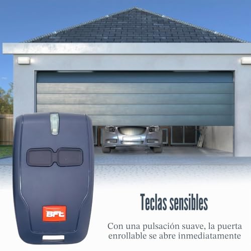 Miniatura 4 de Wenjion Mando A Distancia De 433 Mhz Para Abridor De Puerta Bft, Repuesto Para Control Remoto Bft Mitto 2, Llavero De Puerta De Garaje De 2 Canales Con Llavero, Compatible Con Sistema De Puerta