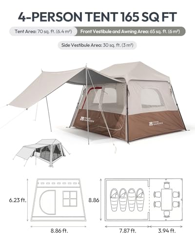 Carpa instantánea Mobi Garden Skyloft 4/8 personas miniatura 3