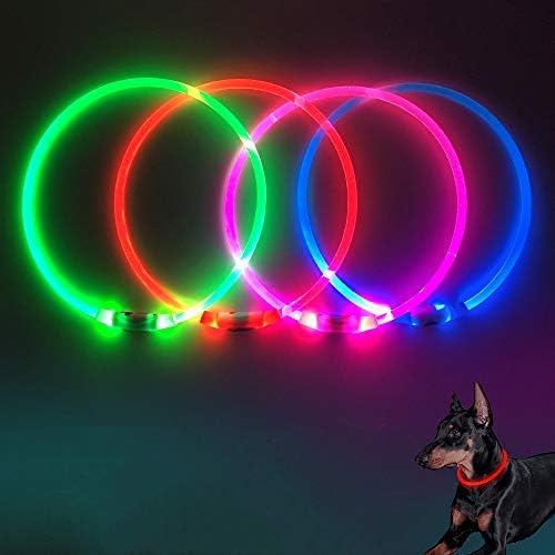 rechargeable flashing dog collars