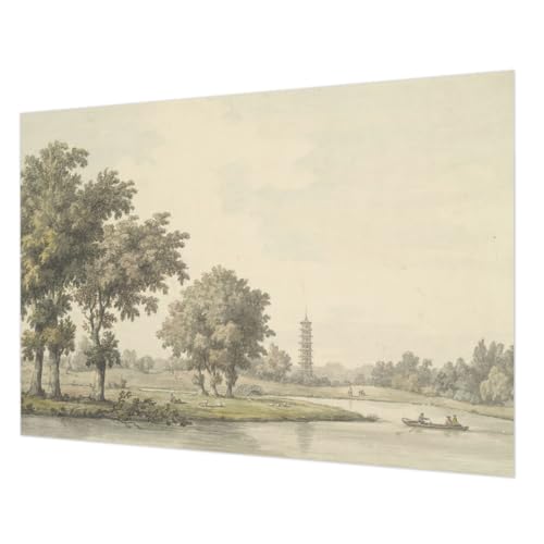 Papier peint intissé 312x219 cm Tulup décor de parc tranquille pour salon