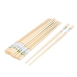  Ruilogod Bamboo Chinois Style Vaisselle Décoraction de fleur Chaussures antidérapantes 10 paires