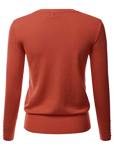 Image of LALABEE Women's V-Neck Long Sleeve Button Down Sweater Cardigan Soft Knit(S-XXL)