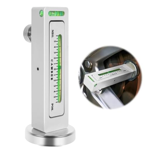 Ziopetru Adjustable Magnetic Gauge Tool, Wheel Camber, Caster Pillar and Wheel Alignment Tools for Automotive Truck RV Tire Repair