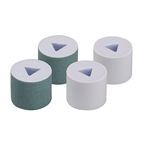 Bellissima Imetec Kit Micro Rouleau à ongles automatique avec 2 micro-rouleaux de ponçage et 2 micro-rouleaux brillants pour faciliter la préparation du vernis Cover