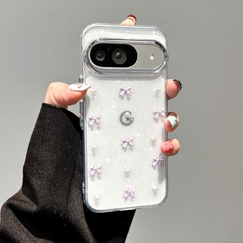 Coque Google Pixel 9a antichoc TPU souple transparent noeud