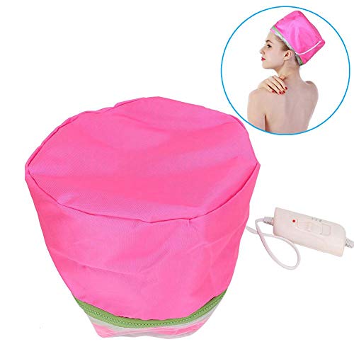 Hair Steamer Hat, Electric Thermal Steam SPA Home Beauty Hair Care Cap Nourishing Moisturize Deep Conditioning for Natural or Damaged Hair(02#)