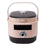 Vaporizador de Arroz Eléctrico Multifuncional de 900 W, Olla Arrocera Automática, Olla de Cocción Lenta, Vaporera, Fabricante de Yogur (Enchufe de la UE)