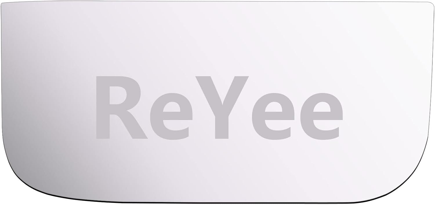 ReYee Side Mirror Glass fit for Chevy Blazer Tahoe Silverado Suburban GMC Sierra Yukon Driver Side Mirror Glass Replacement No Backing Plate Left Lower Convex Including Adhesive