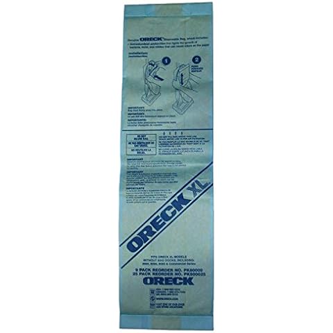 Oreck PK800025 Disposable Vacuum Bags Cover